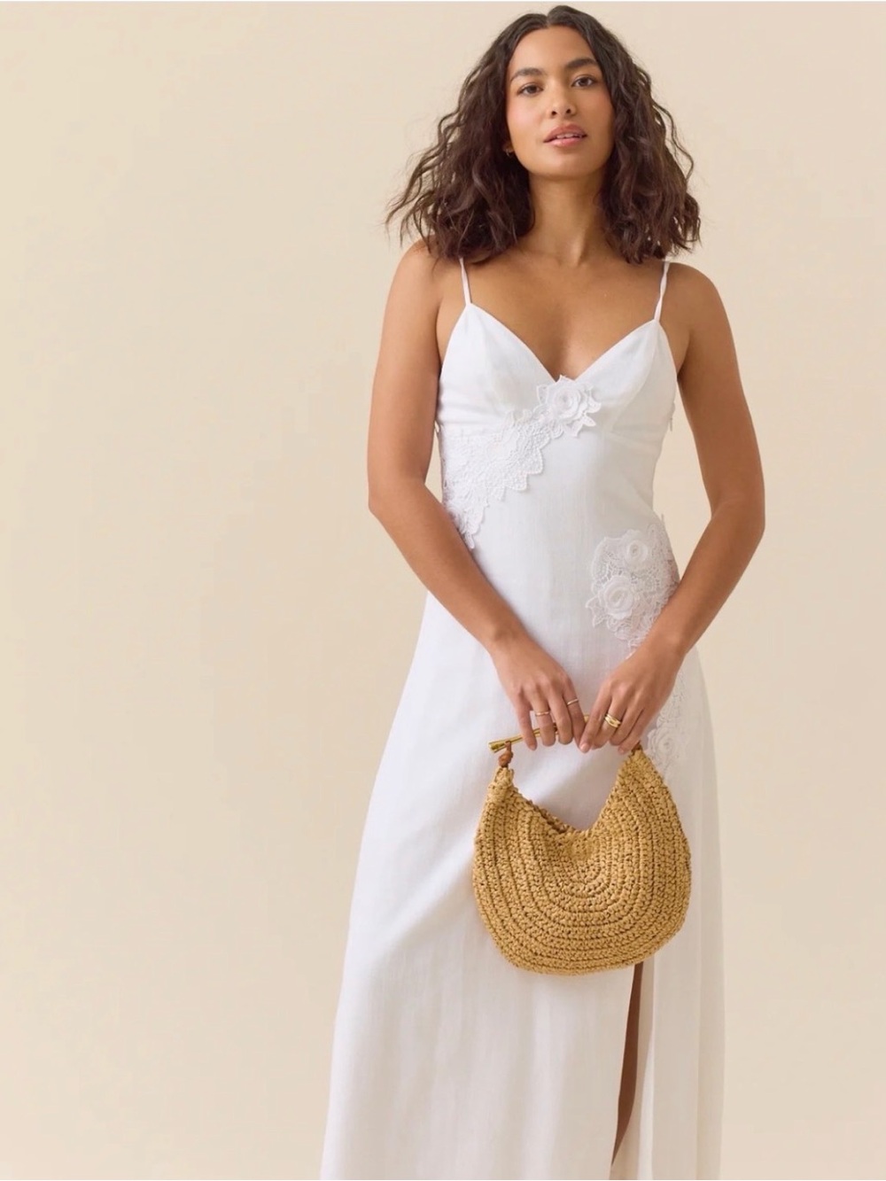Altard state maxi white dress